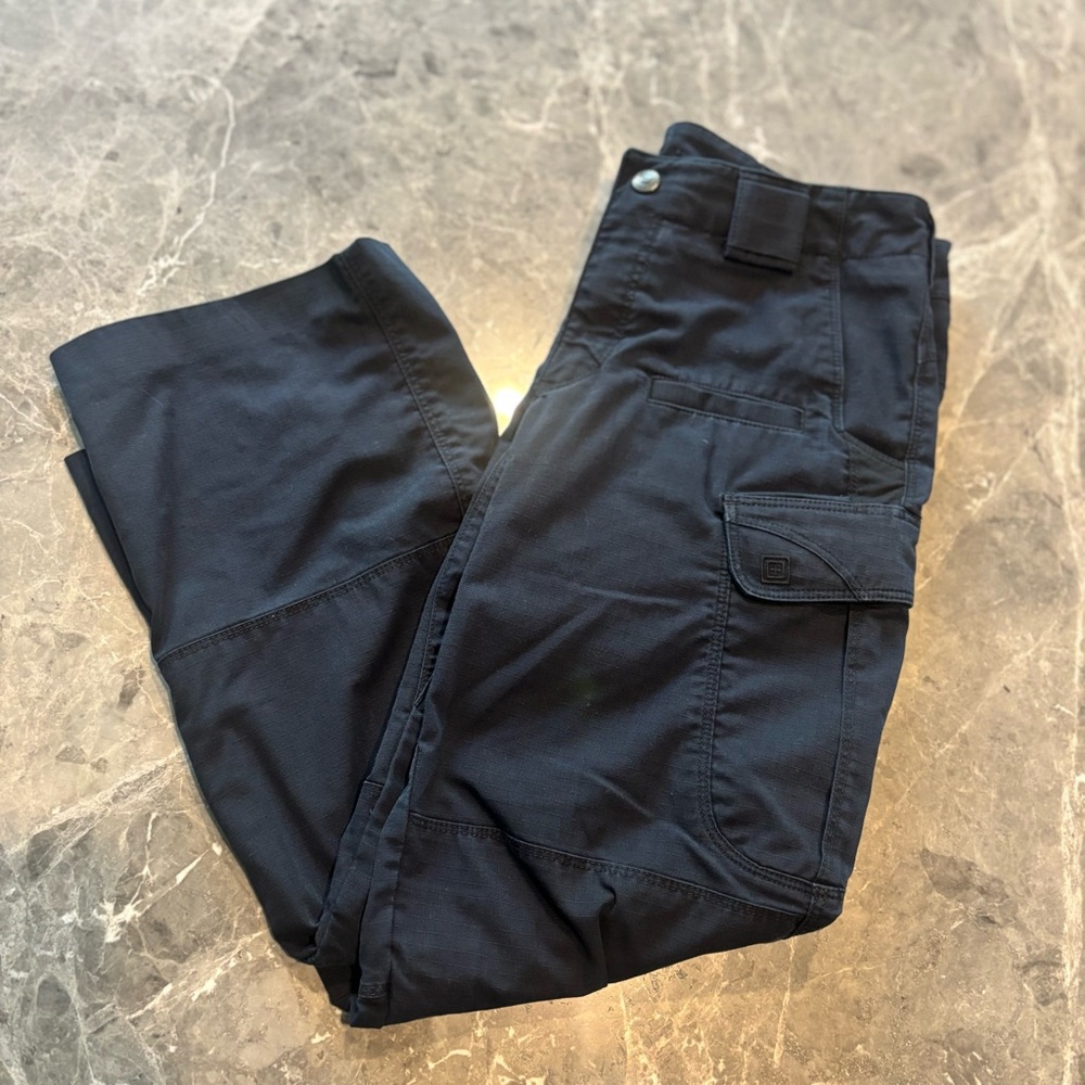 5.11 Tactical Series Women’s Navy Pants Size 6x24 Short Inseam Cargo Utility